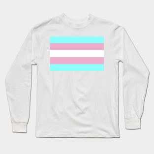 Transgender Pride Flag Long Sleeve T-Shirt